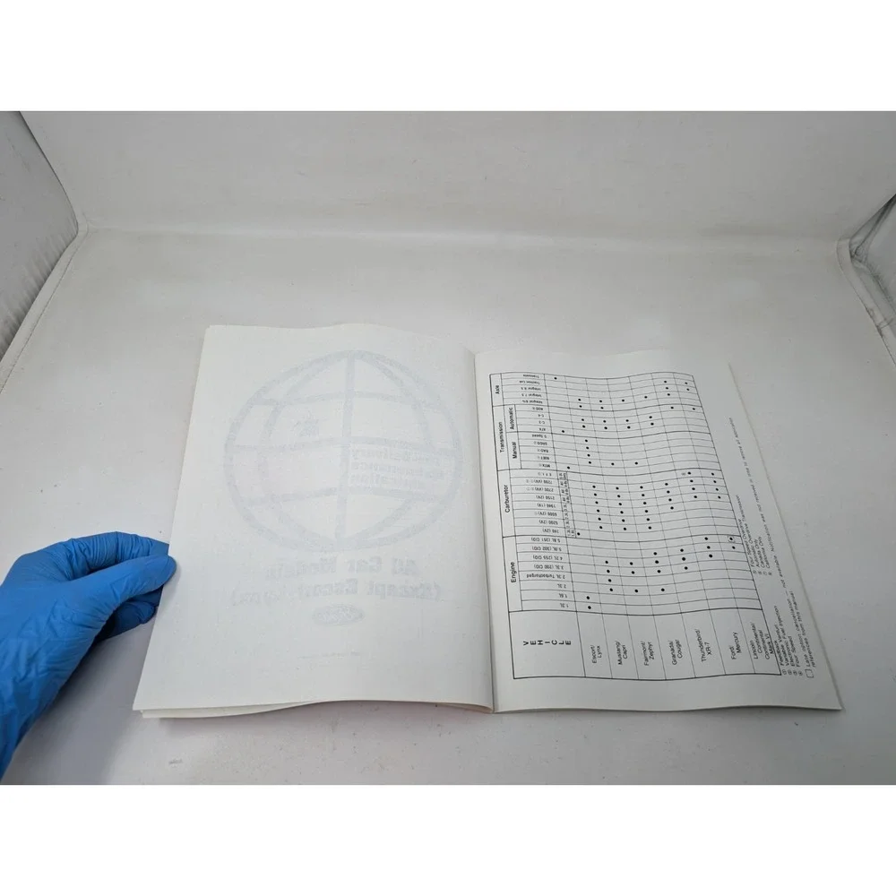1981 Ford Lincoln Mercury Pre-Delivery Maintenance Lubrication‎ Shop Manual